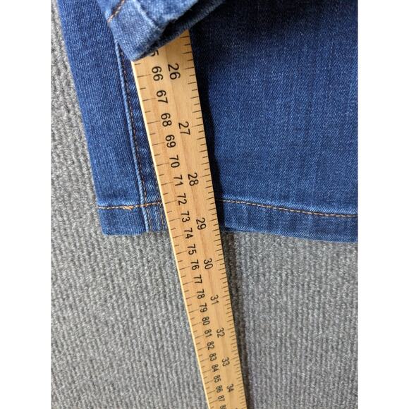 LL Bean Pull On Jeans Womens 18 Skinny Leg Favorite BeanFlex Stretch Denim - Picture 6 of 12